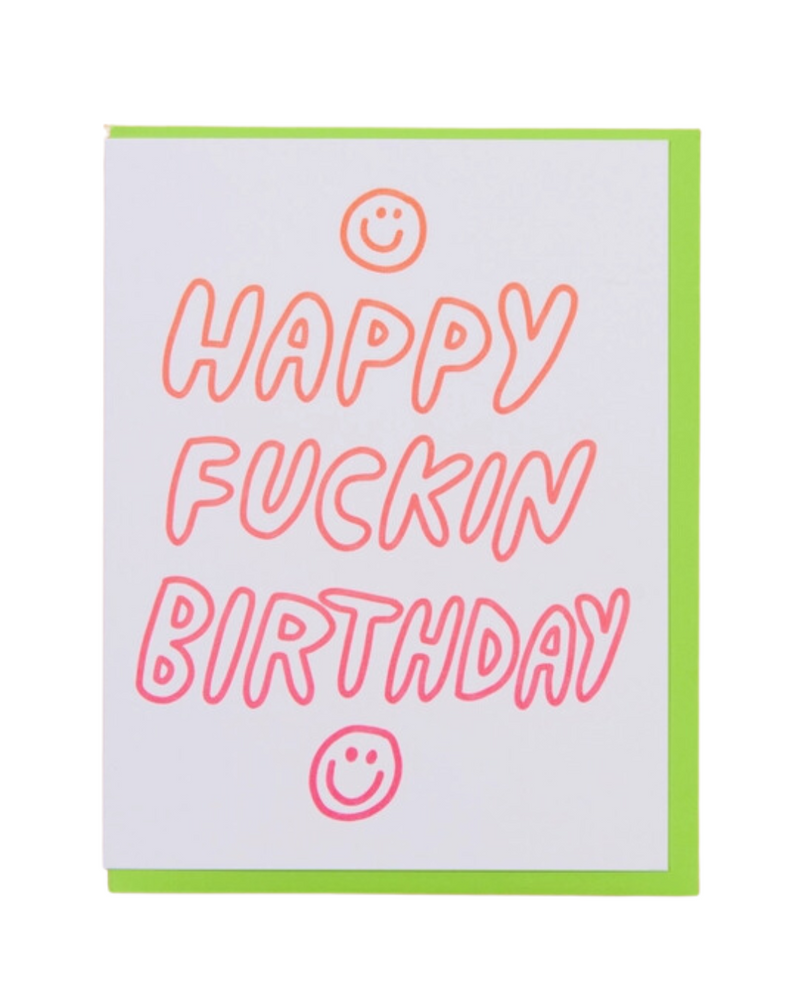 Happy Fucking Birthday Card