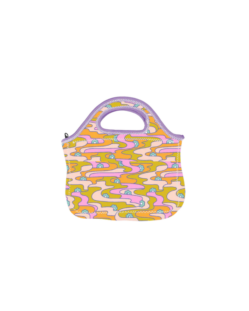Lunch Tote Psych Flower