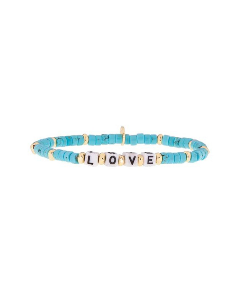 Luxe Bracelet Love Turq