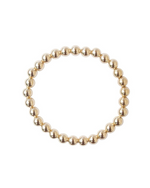 Luxe Gold Beaded Bracelet 6mm
