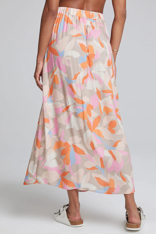 Narissa Maxi Skirt Multi Blooming Sunset