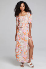 Narissa Maxi Skirt Multi Blooming Sunset