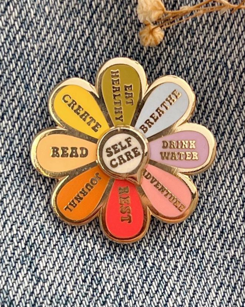 Self Care Spinner Pin