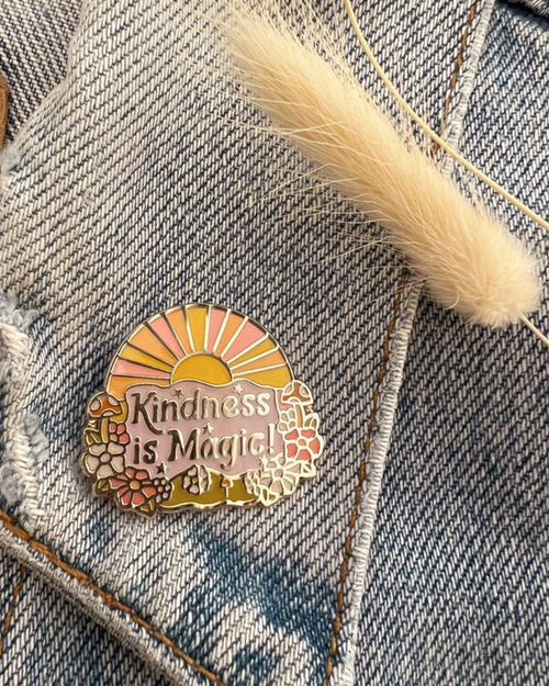 Sun Kindness Is Magic Pin