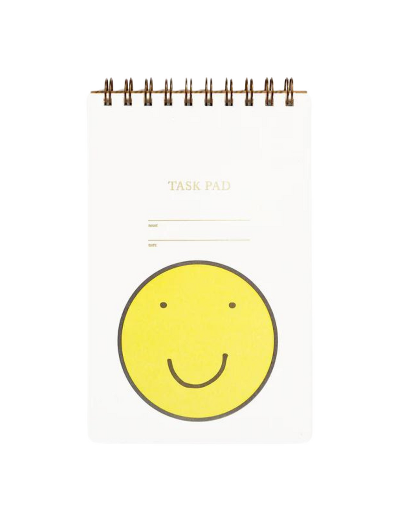 Task Pad Notebook Smiley Face