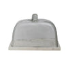 Marble And Glass Cloche Bread Cover