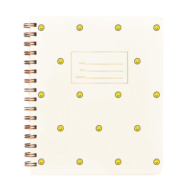 Smiley Face Pattern Notebook