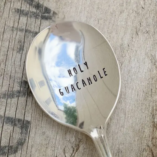 Holy Guacamole Round Spoon
