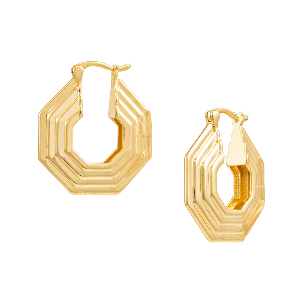 Rhye Hoop Earrings Gold