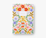 photo of white floral bramble notebook cover