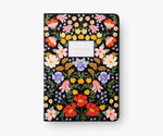 photo of bramble black floral notebook cover