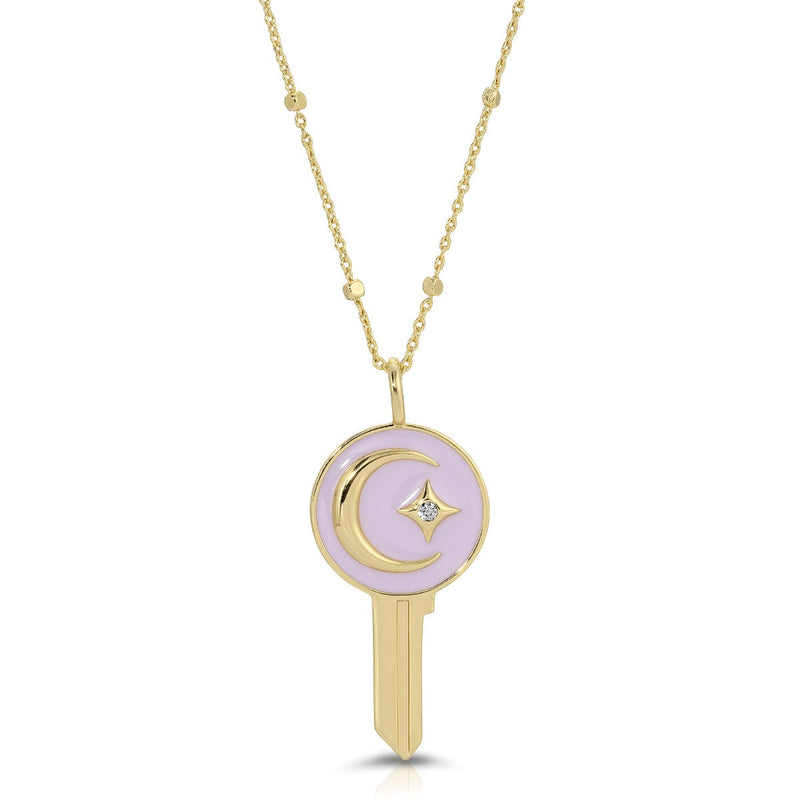 Moongazer Key Necklace Lilac